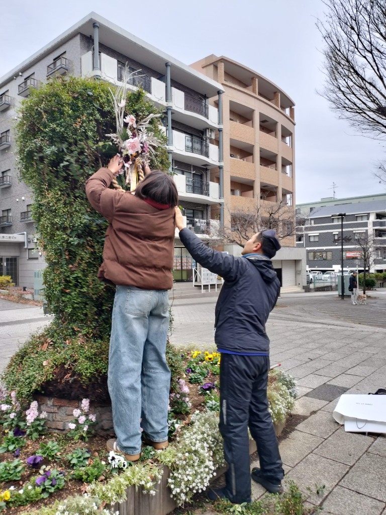 ドイツ女性が応援